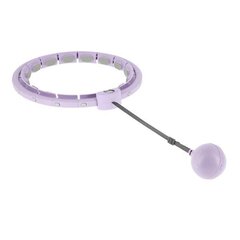 HHW09 VIOLET HULA HOOP WITH WEIGHT + COUNTER HMS hind ja info | Hularõngad | hansapost.ee