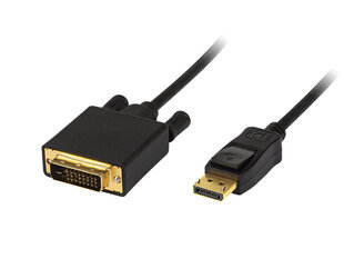 DVI kaabel - DisplayPort 1,8 m hind ja info | Juhtmed ja kaablid | hansapost.ee