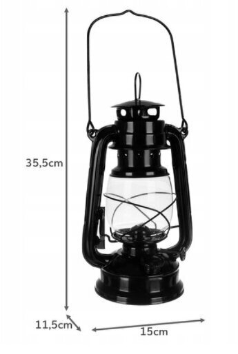 Dekoratiivne petrooleumilamp 24 cm hind ja info | Sisustuselemendid | hansapost.ee