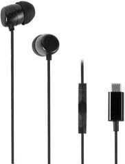 Vivanco наушники + микрофон Stereo Earbuds USB-C, черные (61752) цена и информация | Vivanco Компьютерная техника | hansapost.ee