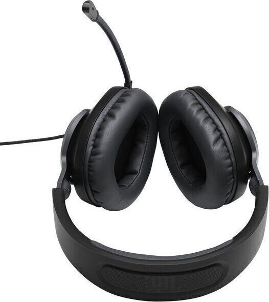 Juhtmega kõrvapealsed mänguri kõrvaklapid JBL Quantum 100 JBLQUANTUM100BLK цена и информация | Kõrvaklapid | hansapost.ee