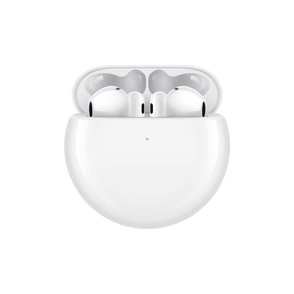 Täielikult juhtmevabad kõrvasisesed kõrvaklapid Huawei FreeBuds 4 Ceramic White 55034498 hind ja info | Kõrvaklapid | hansapost.ee