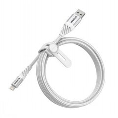 OTTERBOX PREMIUM CABLE USB A - LIGHTNING, 2M, WHITE цена и информация | Кабели и провода | hansapost.ee