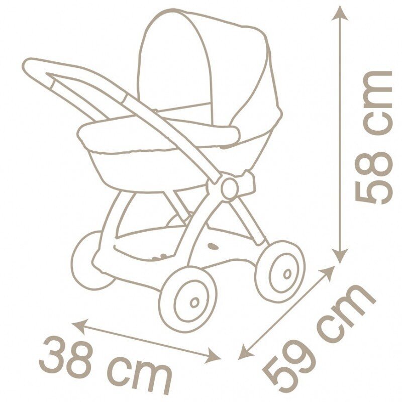 Nukuvanker Smoby baby Nurce Doll hind ja info | Mänguasjad tüdrukutele | hansapost.ee