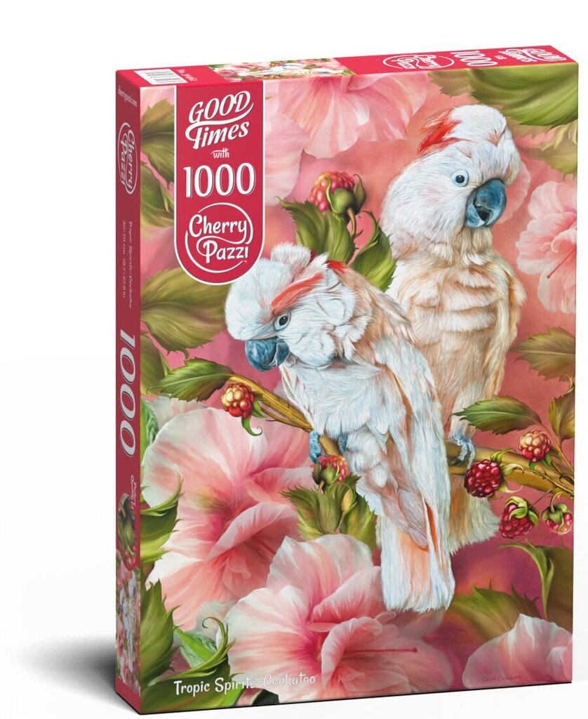 Cherry Pazzi pusle Tropic Spirits - Cockatoo 1000 tk. hind ja info | Pusled lastele ja täiskasvanutele | hansapost.ee