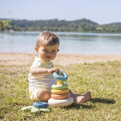 Пирамида из колец SMOBY Little Green Big, биопластик Пальма, 6 эл. цена и информация | Развивающие игрушки для детей | hansapost.ee