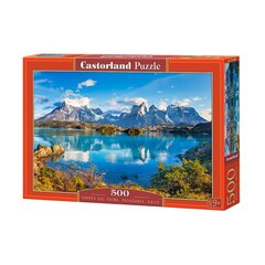 Castorland pusle Torres Del Paine, Patagonia, Chile 500 det цена и информация | Пазлы | hansapost.ee