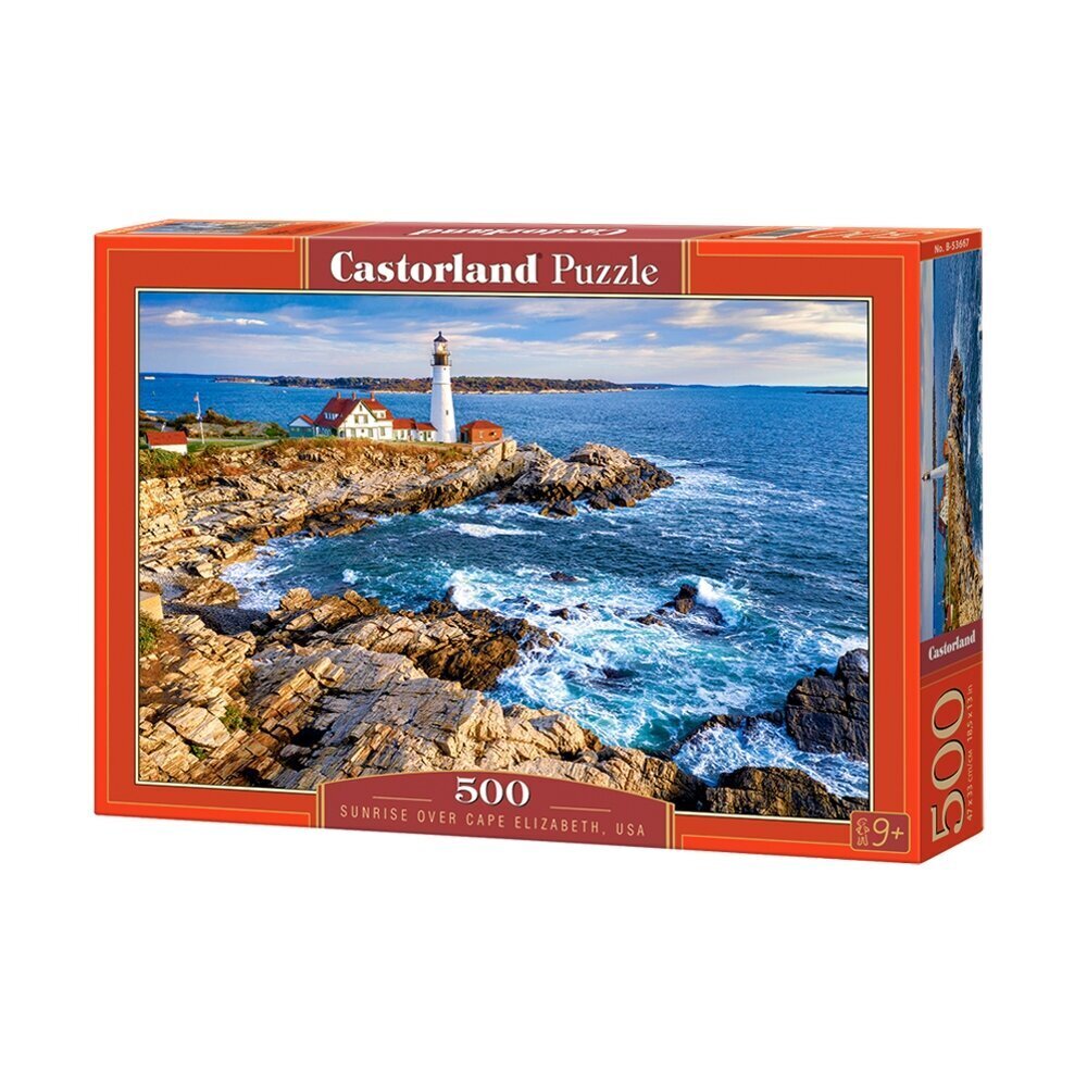 Castorland pusle Sunrise over Cape Elizabeth 500 det цена и информация | Pusled lastele ja täiskasvanutele | hansapost.ee