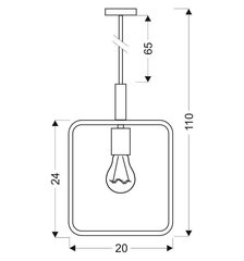 Candellux подвесной светильник Mint цена и информация | Люстры | hansapost.ee