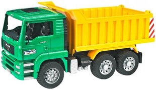 Bruder грузовик зеленый с желтым прицепом 02765 цена и информация | Игрушки для мальчиков | hansapost.ee