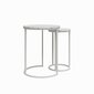 CosmoLiving Amelia Nesting Tables, Terrazzo цена и информация | Diivanilauad | hansapost.ee