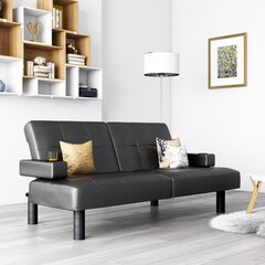 Diivan Dorel Home Upholstered, must hind ja info | Dorel Home Mööbel ja sisustuskaubad | hansapost.ee