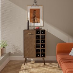 Шкафчик Novogratz Brittany, коричневый цена и информация | Шкафчики в гостиную | hansapost.ee