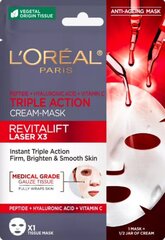 Kangasmask L'oreal Paris Revitalift Laserx3 28 g hind ja info | Näomaskid ja silmamaskid | hansapost.ee