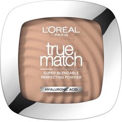 Kompaktpuuder L'oreal True Match Super-Blendable Perfecting Powder with Hyaluronic Acid 9 g, 5R/C hind ja info | Jumestuskreemid ja puudrid | hansapost.ee