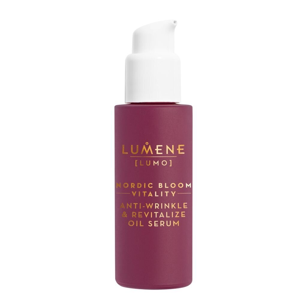 Õliseerum Lumene Nordic Bloom Vitality Anti-Wrinkle&Revitalize 30 ml цена и информация | Näoõlid, ampullid ja seerumid | hansapost.ee