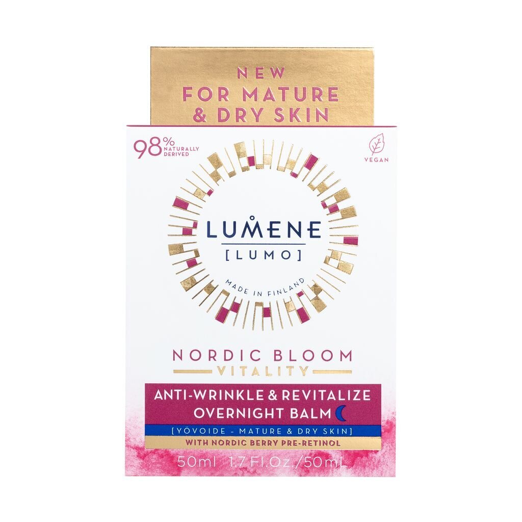 Öökreem Lumene Nordic Bloom Vitality Anti-Wrinkle & Revitalize 50 ml hind ja info | Näokreemid | hansapost.ee