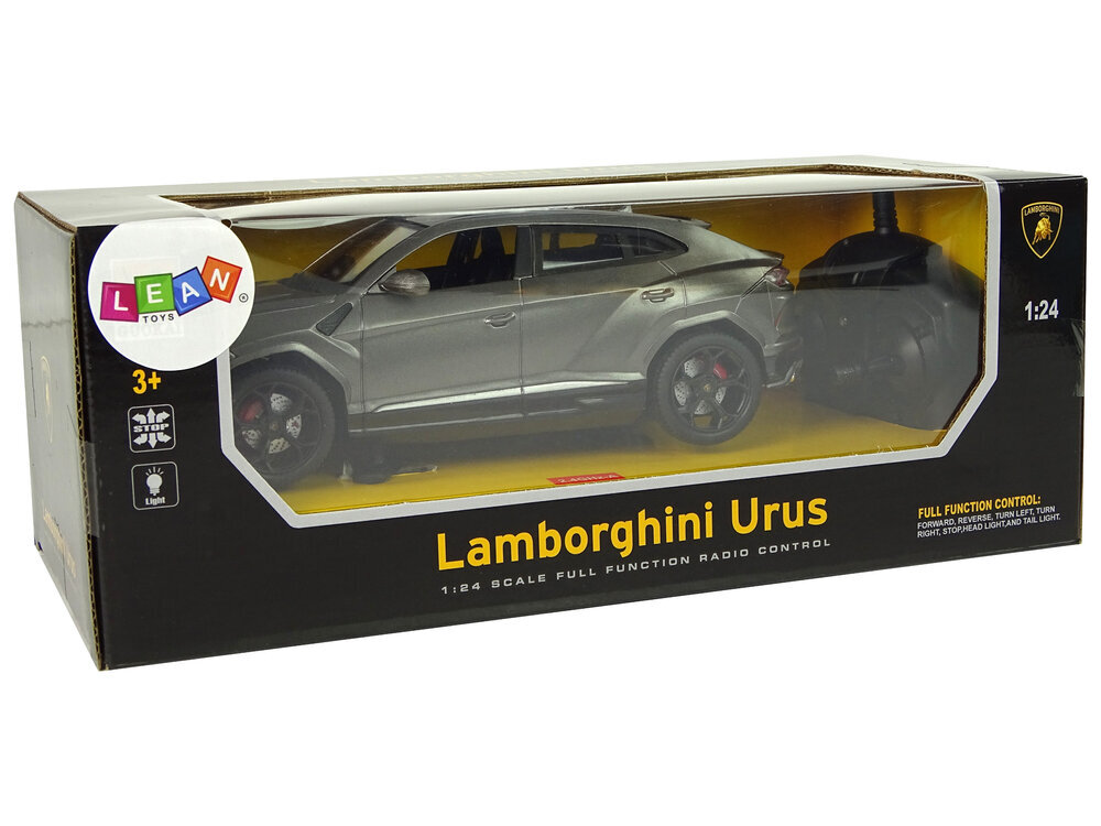 Raadio teel juhitav Lamborghini Urus 1:24 hall цена и информация | Mänguasjad poistele | hansapost.ee