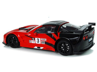 Raadio teel juhitav sportauto Corvette C6.R 1:18 punane hind ja info | Mänguasjad poistele | hansapost.ee