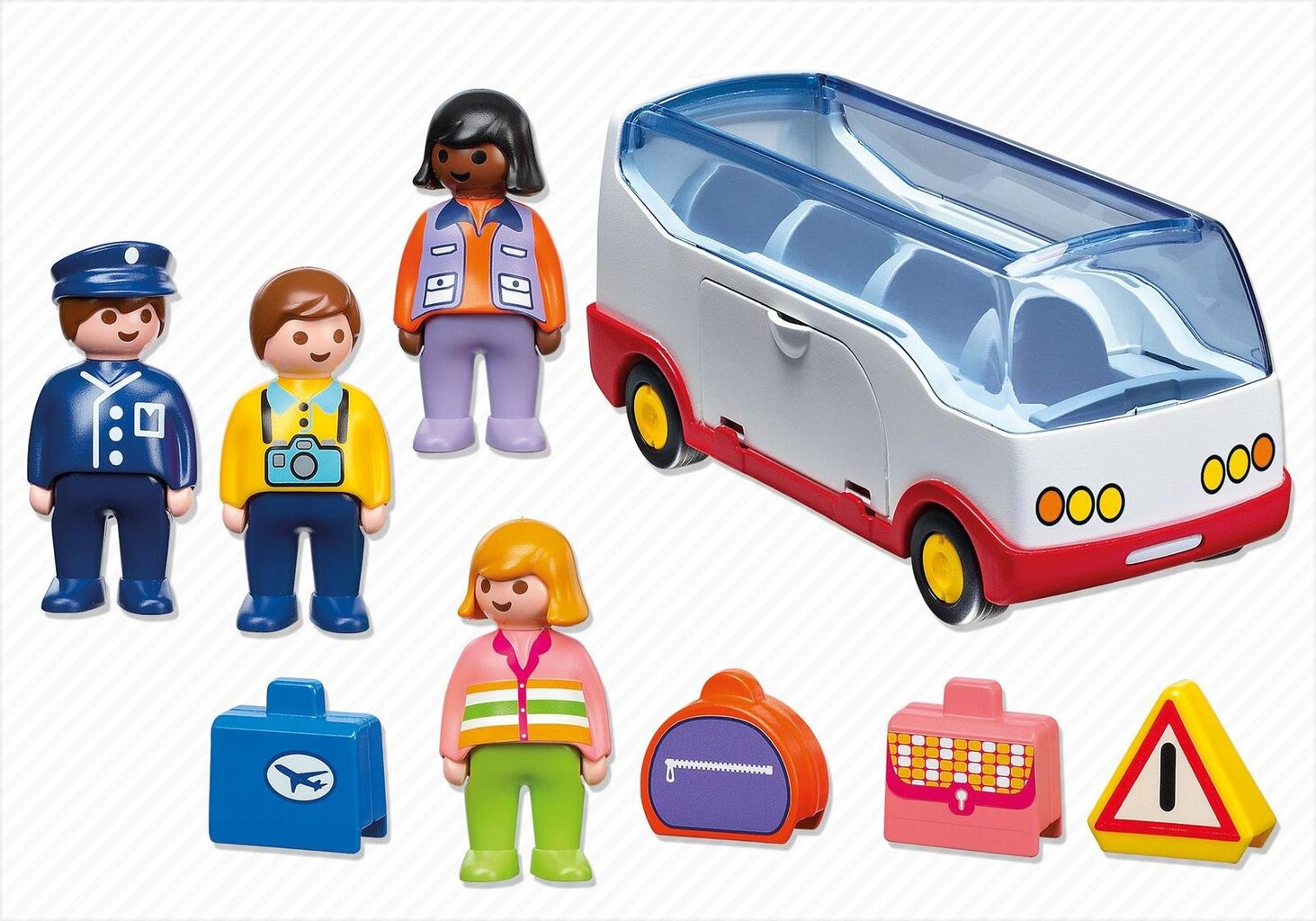 6773 PLAYMOBIL® 1.2.3 Lennujaama buss hind ja info | Klotsid ja konstruktorid | hansapost.ee