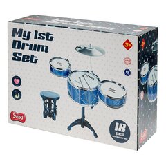 Комплект 3 барабанов со стулом, Smiki My first drum set цена и информация | Развивающие игрушки для детей | hansapost.ee