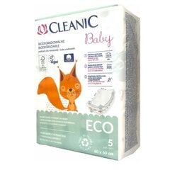 Одноразовые пеленки для младенцев Cleanic Baby eco, 5 шт. цена и информация | Пеленальные доски и пеленки | hansapost.ee