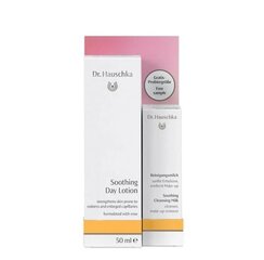 Komplekt Dr. Hauschka set: Rahustav päevakreem, 50 ml + Rahustav puhastuspiim, 10 ml hind ja info | Näokreemid | hansapost.ee