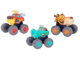 Набор автомобилей - Monster Truck, 3 шт. HOLA цена и информация | Игрушки для мальчиков | hansapost.ee