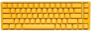 Ducky One 3 SF Yellow MX-Brown US цена и информация | Клавиатура с игровой мышью 3GO COMBODRILEW2 USB ES | hansapost.ee