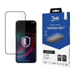 LCD kaitsev karastatud klaas 3MK Hard Glass Max Apple iPhone 14 Pro must цена и информация | Защитные пленки для телефонов | hansapost.ee