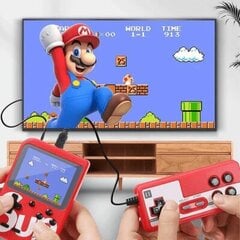 RoGer Retro mini Game console with 400 games, 3 inch color screen, TV output / Red + Remote hind ja info | Mängukonsoolid | hansapost.ee