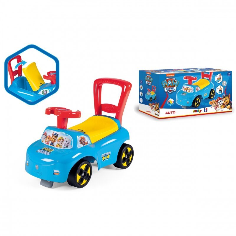 Push-pull auto - tõukur lastele Smoby Paw Patrol, 10+ kuud. цена и информация | Beebide mänguasjad | hansapost.ee