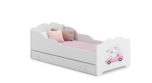 Детская кровать Ximena Cat in a Car 140x70см + Матрас + Ящик цена и информация | Детские кровати | hansapost.ee