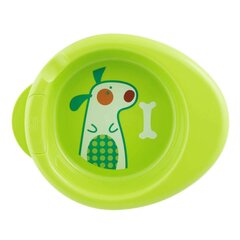 Детская тарелка с подогревом Chicco, +6м, зеленая цена и информация | Посуда, тарелки, обеденные сервизы | hansapost.ee