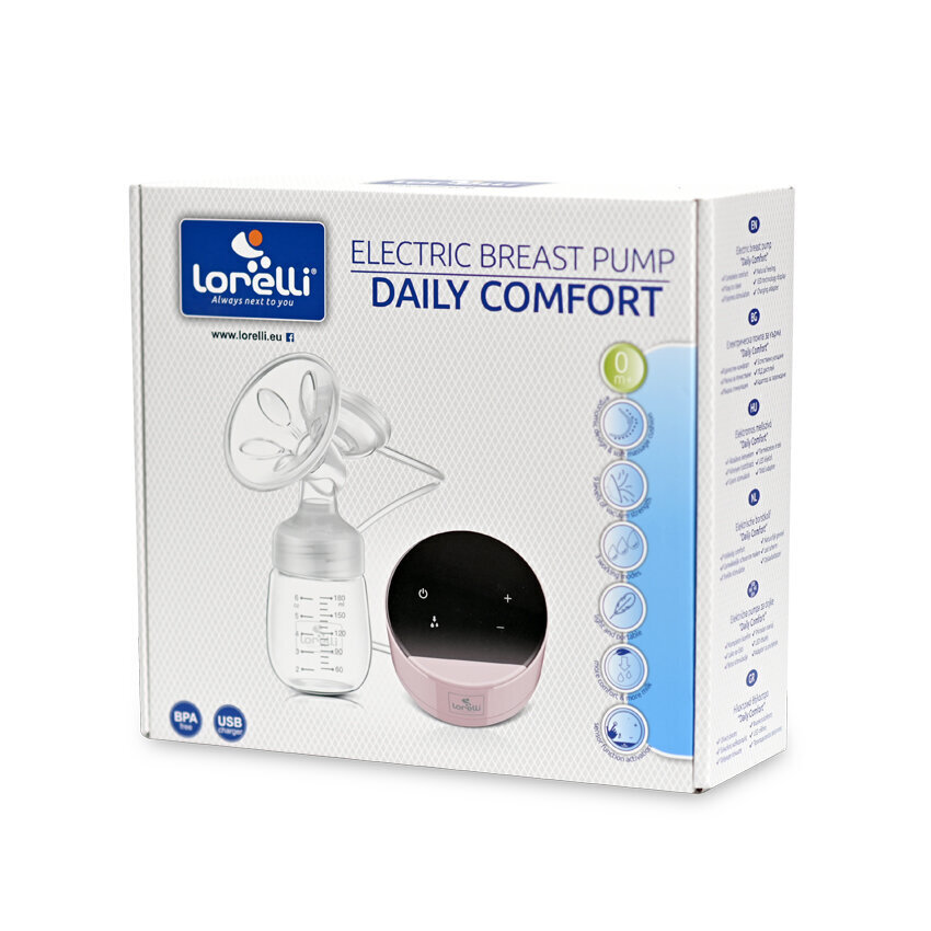 Elektriline rinnapump Lorelli Daily Comfort, pink цена и информация | Rinnapumbad | hansapost.ee
