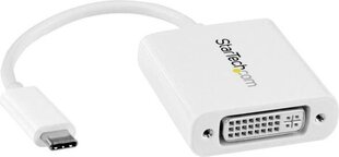 Adapter Startech CDP2DVIW, USB C - DVI hind ja info | USB adapterid ja jagajad | hansapost.ee