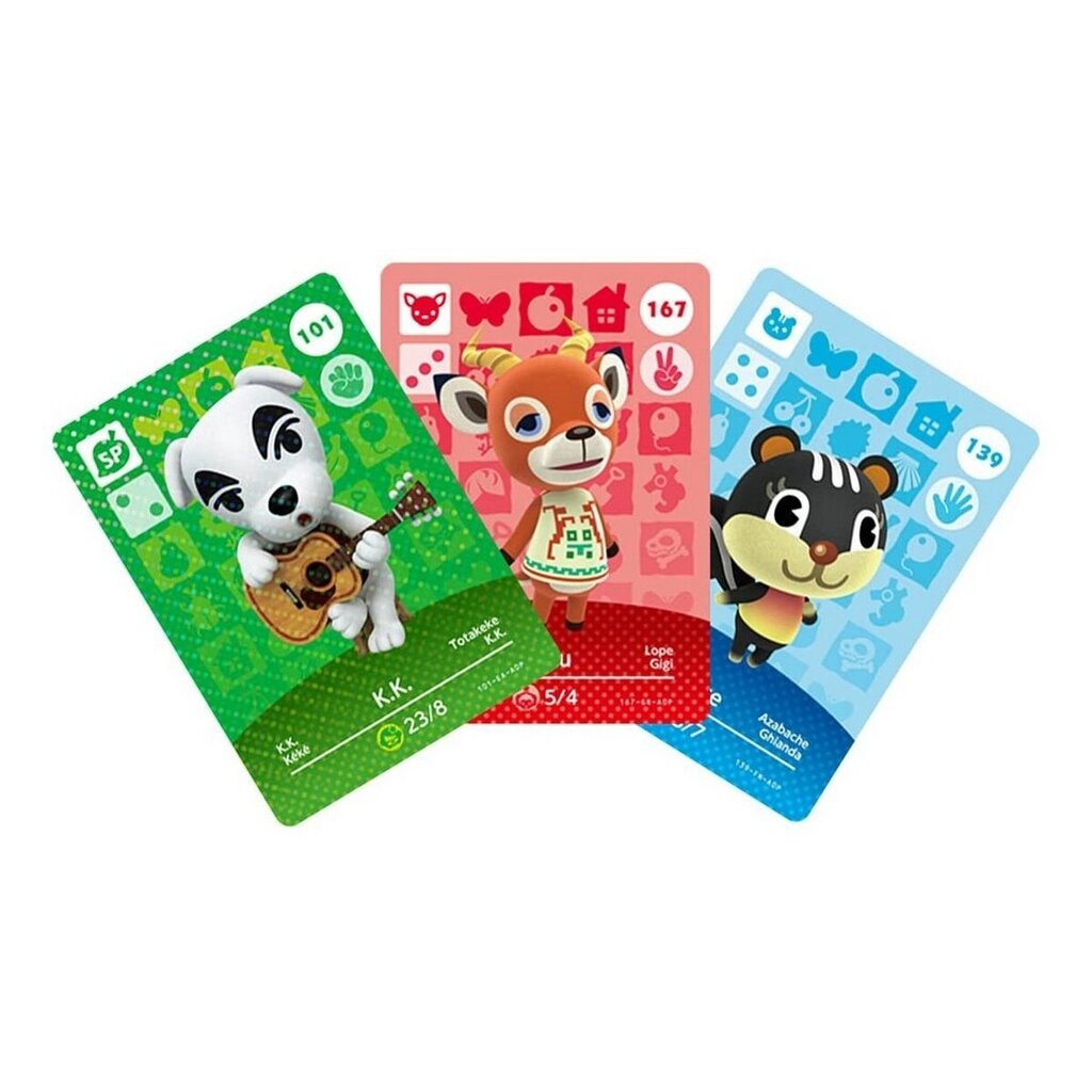 Kortos nintendo amiibo cards animal crossing 2 (3 uds) hind ja info | Lauamängud ja mõistatused perele | hansapost.ee