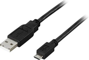 Deltaco USB-303S, USB A, USB Micro B, 3 m цена и информация | Кабели для телефонов | hansapost.ee