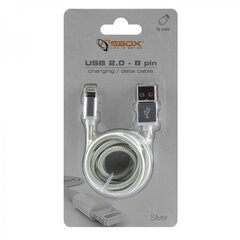 Sbox IPH7-S, USB 2.0 - 8-Pin, 1.5 m hind ja info | Mobiiltelefonide kaablid | hansapost.ee