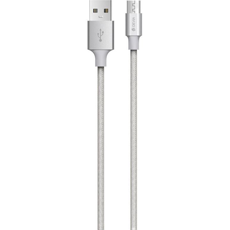 Kaabel Devia Pheez, USB - Micro USB (5V 2.4A), 2m hind ja info | Mobiiltelefonide kaablid | hansapost.ee