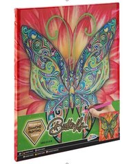 Картина стразами Grafix Butterfly, 30 х 30 см цена и информация | Алмазная мозаика | hansapost.ee