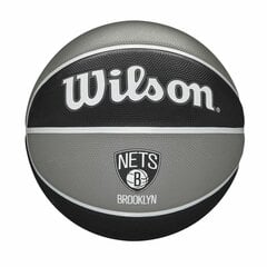 Баскетбольный мяч Wilson NBA Team Brooklyn Nets Ball WTB1300XBBRO цена и информация | Баскетбольные мячи | hansapost.ee