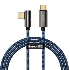 Кабель USB-C - USB-C Baseus Legend Series, PD, 100 Вт, 1 м (синий) цена и информация | Кабели для телефонов | hansapost.ee