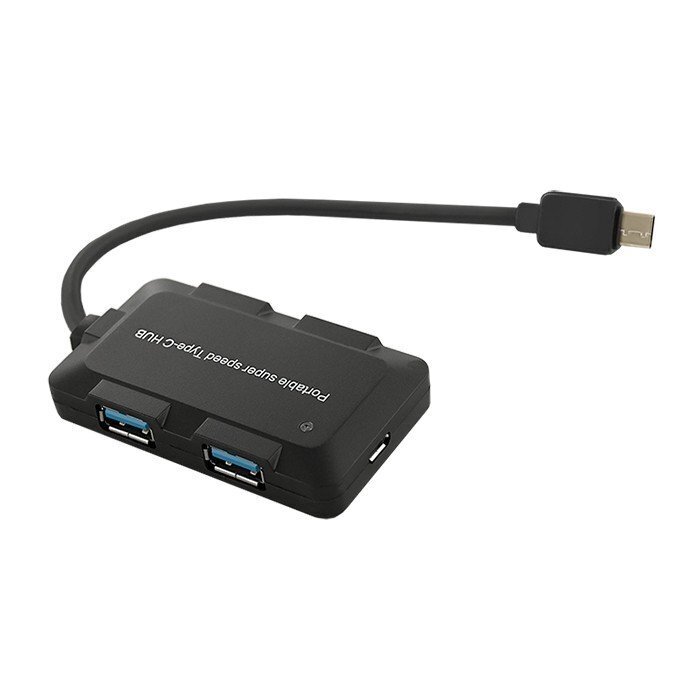 Qoltec 50502, USB-C hind ja info | USB adapterid ja jagajad | hansapost.ee