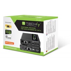 HDMI pikendaja Techly 4K HDMI kuni 70 m Cat6 / 6A / 7 kaabliga hind ja info | Techly Arvutite lisatarvikud | hansapost.ee