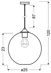 Подвесной светильник Candel 5531-28259-Z цена и информация | Люстры | hansapost.ee