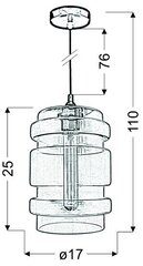 Подвесной светильник Candel 5531-36650-Z цена и информация | Люстры | hansapost.ee