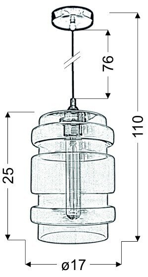 Rippvalgusti Candellux 31-36650 цена и информация | Rippvalgustid | hansapost.ee