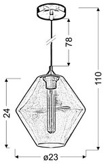 Подвесной светильник Candel 5531-36223-Z цена и информация | Люстры | hansapost.ee