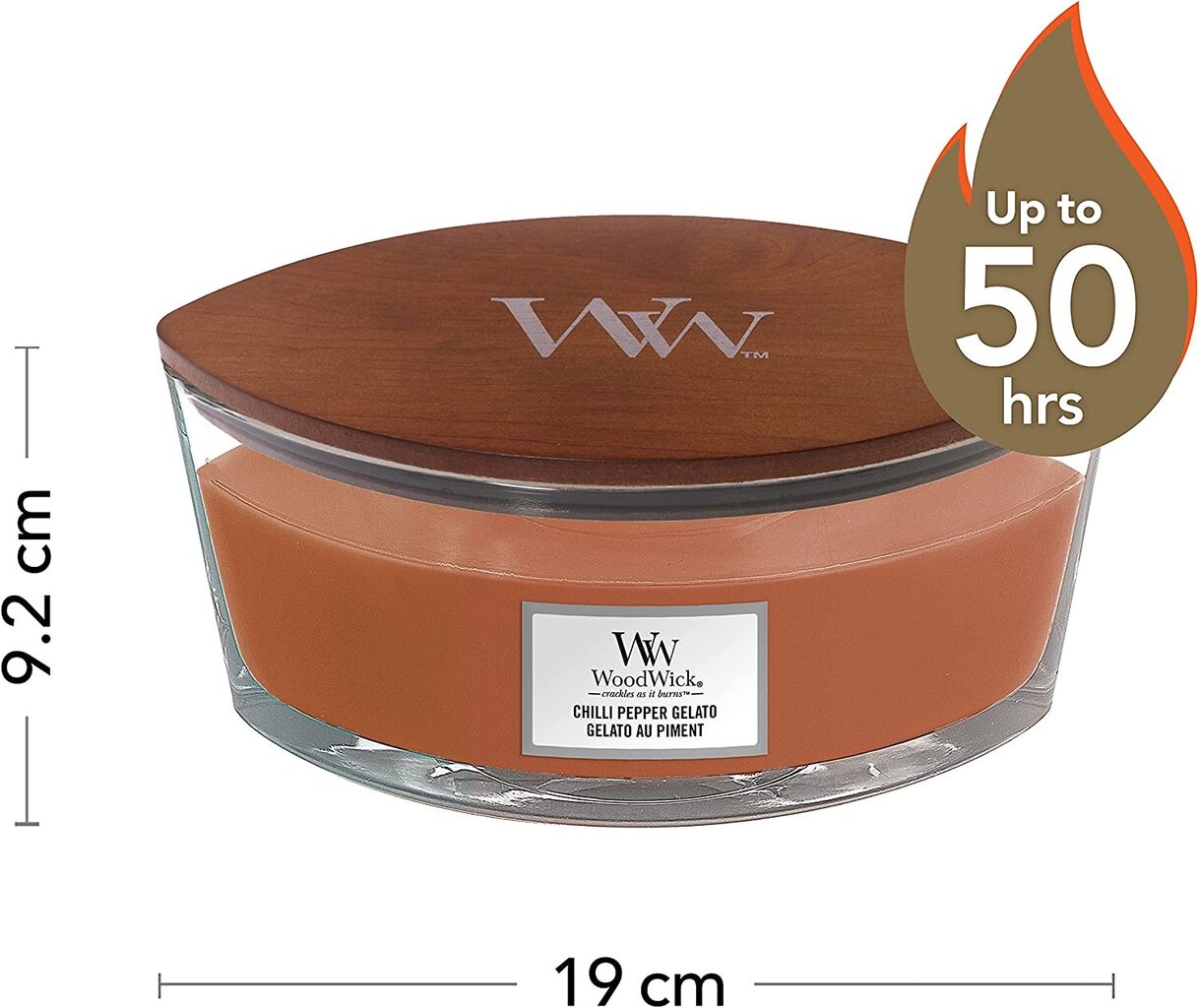 WoodWick lõhnaküünal Chilli Pepper Gelato, 453,6 g hind ja info | Küünlad, küünlajalad | hansapost.ee